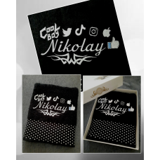 Саме лазневий рушник бавовна 70х140 см Nikolay cool boy