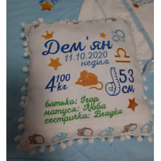 Подушка-метрика Дем“ян 35х35 см