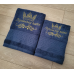 Набір іменних рушників баня (70х140см) + обличчя (50х90см) бавовна Найкращий батько Набір іменних рушників баня (70х140см) + обличчя (50х90см) бавовна Найкращий батько