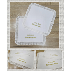 Серветки під свічі хрещений тато, крещена мама для хрещення