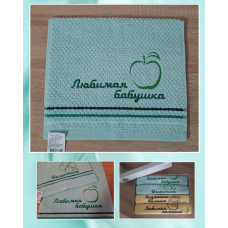 Саме рушник для рук бавовна 30х50 см Улюблена бабуся