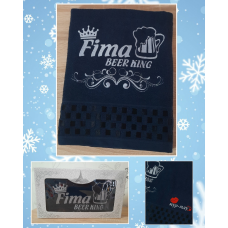 Саме банний рушник бавовна 70х140 см Fima BEER KING