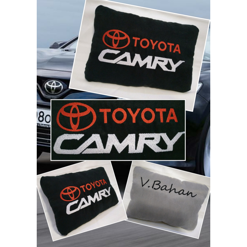 Іменна подушка для автомобіля Toyota Іменна подушка для автомобіля Toyota