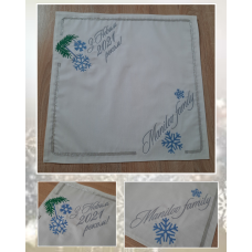 Серветка сервірувальна бавовна 40х40 Новорічна