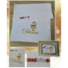 Саме рушник для рук бавовна 40х70 см Світлана медицина