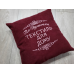 Іменна подушка Текстиль для дому бордовий Іменна подушка Текстиль для дому бордовий