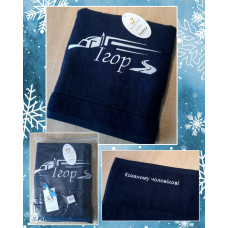 Саме лазневий рушник бавовна 70х140 см далекобійник Ігор