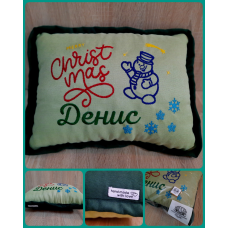 Іменна подушка Денис Різдво