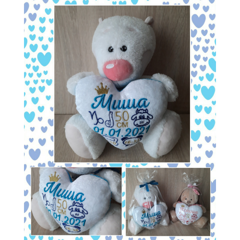 Ведмедик-метрика 25 см Миша