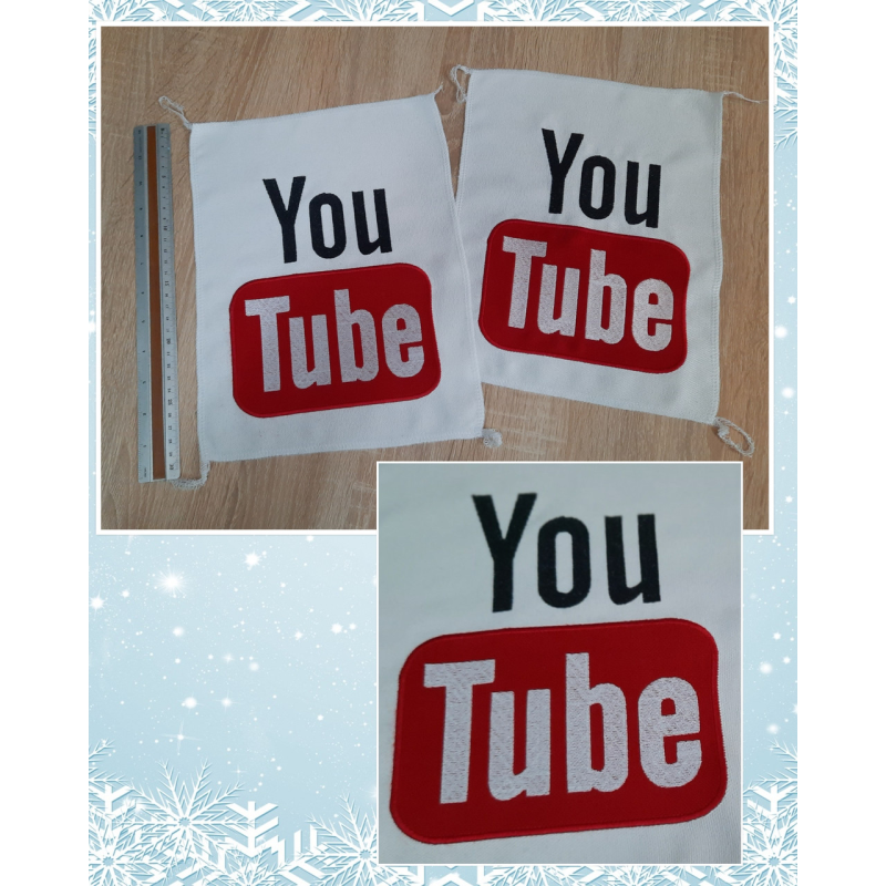 Виготовлення нашивки You Tube Виготовлення нашивки You Tube