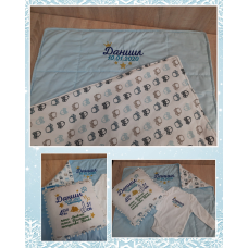 Саме стьобане укривало Індонськ 100х100см