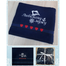 Саме лазневий рушник бавовна 70х140 см чоловікові моряку