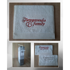 Саме рушник для рук бавовна 30х50 см Family