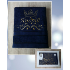 Саме рушник лицьовий 50х90 бавовна Андрій