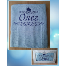 Саме лазневий рушник бавовна 70х140 см Олег
