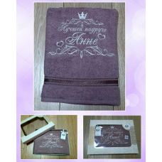 Саме лазневий рушник бавовна 70х140 см Найкращий подрузі