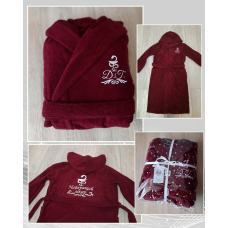 Іменний банний халат 100% бавовна Найкращий лікар