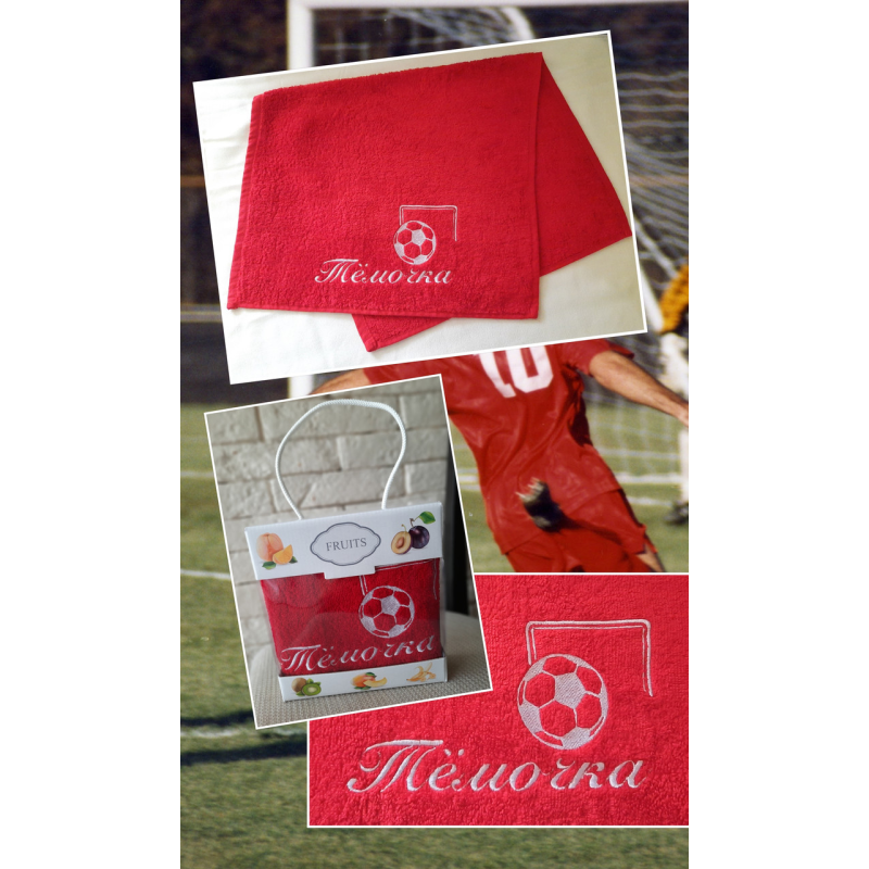 Саме рушник для рук бавовна 40х70 см футболіст Темочка Саме рушник для рук бавовна 40х70 см футболіст Темочка