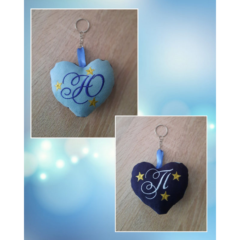 Самей брелок Два сини Самей брелок Два сини