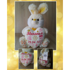 Зайчик-метрика 30 см Меланья
