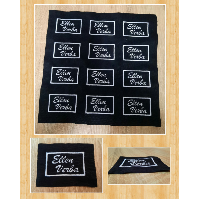 Виготовлення нашивок на одяг 3×5см Виготовлення нашивок на одяг 3×5см