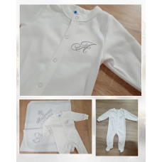 Іменний чоловічок А білий