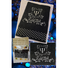 Саме лицьовий рушник бавовна 50х90 см Олена психолог