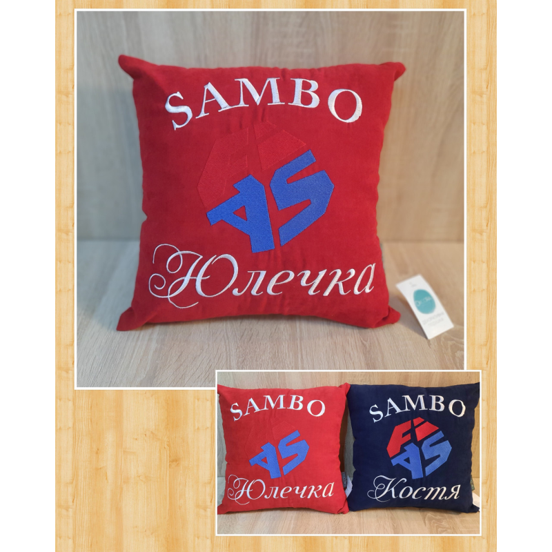 Іменна подушка Юлечка Sambo fias червоний Іменна подушка Юлечка Sambo fias червоний
