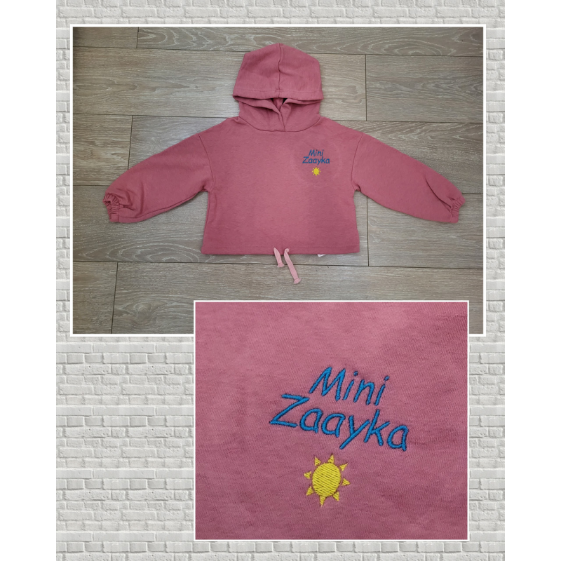 Виготовлення нашивки на худі mini Zaayka