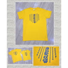 Футболка-вишиванка пряма Валентина жовта 100% бавовна