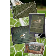 Саме лазневий рушник бавовна 70х140 см Темочка футбол