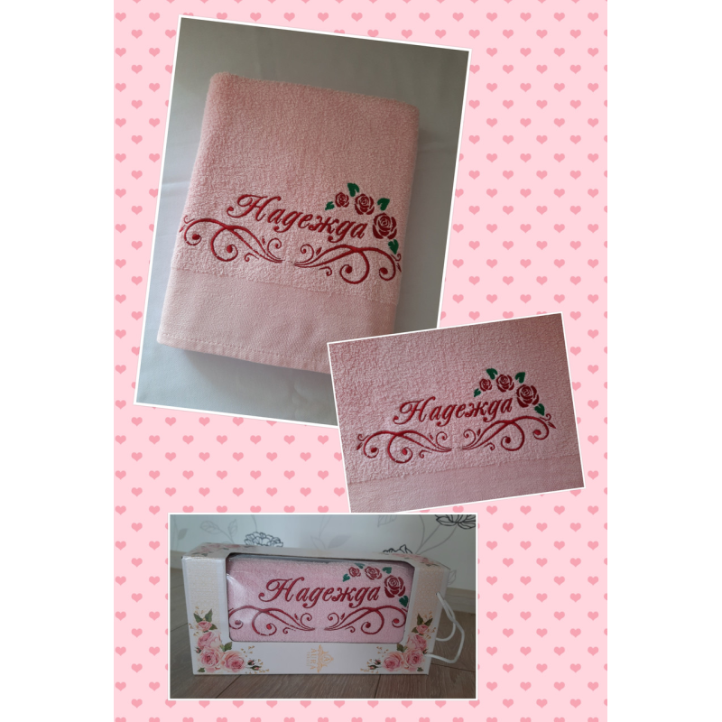 Саме лазневий рушник бавовна 70х140 см Надія троянди Саме лазневий рушник бавовна 70х140 см Надія троянди