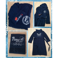 Іменний банний халат бавовна BEER KING