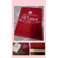 Саме лазневий рушник бавовна 70х140 см Юлія