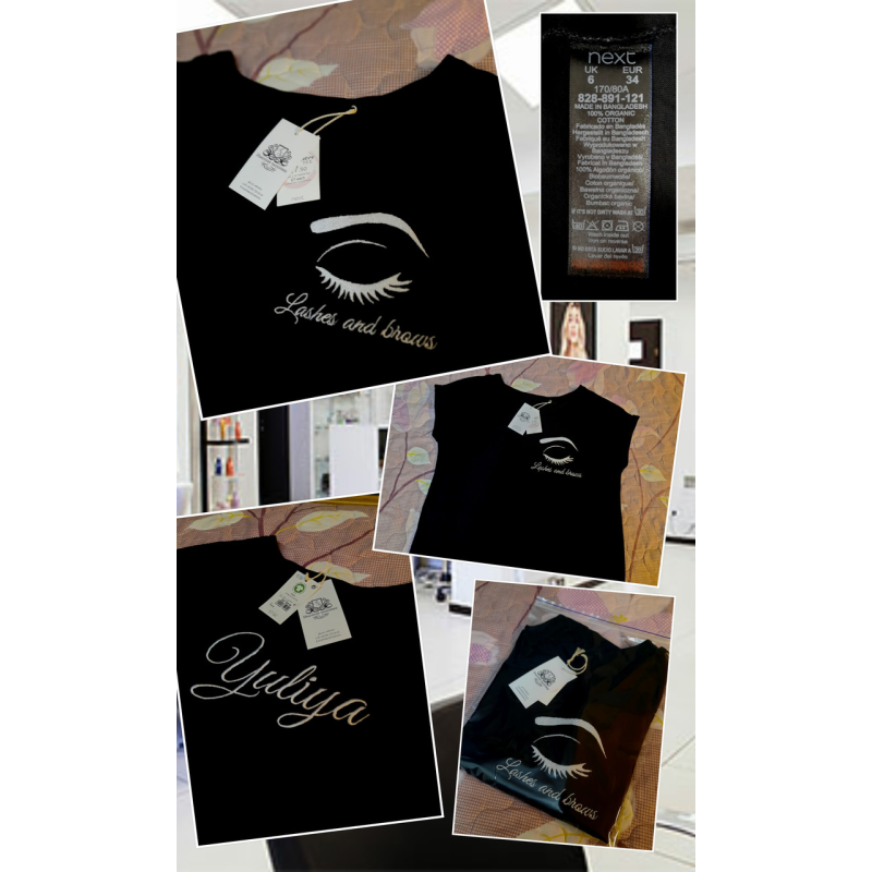 Іменна футболка Lashes&Brows