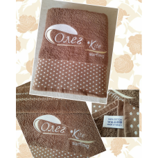 Саме лазневий рушник бавовна 70х140 см Kite surfing Олег